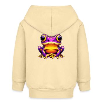 Frosch - Baby Organic Kapuzenjacke Baby Connector von Stanley/Stella - Creme - Hinten