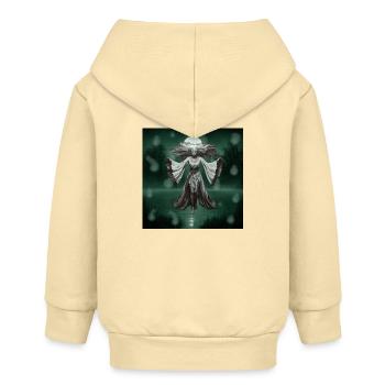 Geisterfrau, seelen, dark fantasy Prints, Banshees - Baby Organic Kapuzenjacke Baby Connector von Stanley/Stella - Creme - Hinten