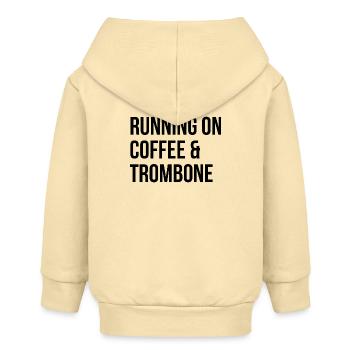 trombone - Veste à capuche bébé bio Stanley/Stella - crème - Dos