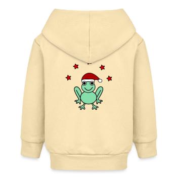 Jahrestag. Jubiläumsdekade. Humor. komisch - Baby Organic Kapuzenjacke Baby Connector von Stanley/Stella - Creme - Hinten