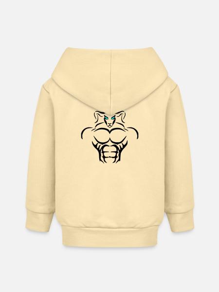 Alpha Aries Deluxe - Baby Organic Kapuzenjacke Baby Connector von Stanley/Stella - Creme