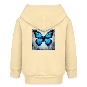 papillon - Veste à capuche bébé bio Stanley/Stella - crème - Dos