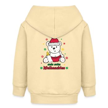 Ma première idée de cadeau de Noël pour bébé - Veste à capuche bébé bio Stanley/Stella - crème - Dos