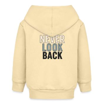 Schau nie zurück - Baby Organic Kapuzenjacke Baby Connector von Stanley/Stella - Creme - Hinten