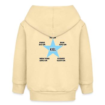 Kiel Vacances Côte Mer Baltique Port Kiel Home - Veste à capuche bébé bio Stanley/Stella - crème - Dos
