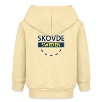 Skövde Sweden Sign Design - Veste à capuche bébé bio Stanley/Stella - crème - Dos