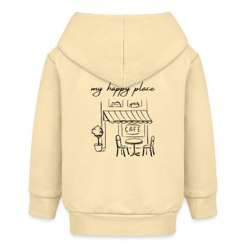 Le design fait défaut - Veste à capuche bébé bio Stanley/Stella - crème - Dos