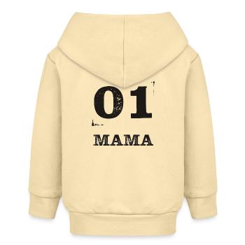 01 MAMAN en détresse - Veste à capuche bébé bio Stanley/Stella - crème - Dos