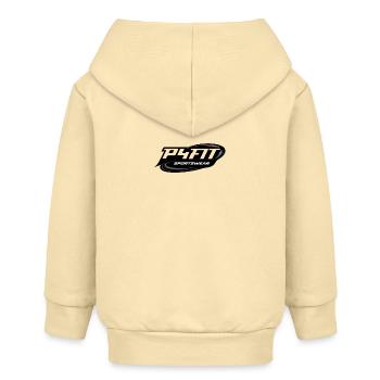 P4FIT Sportwear Logo Schwung - Baby Organic Kapuzenjacke Baby Connector von Stanley/Stella - Creme - Hinten