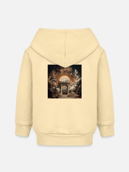Apotheose - Baby Organic Kapuzenjacke Baby Connector von Stanley/Stella - Creme