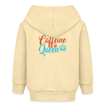 La reine caféinée du café - Veste à capuche bébé bio Stanley/Stella - crème - Dos