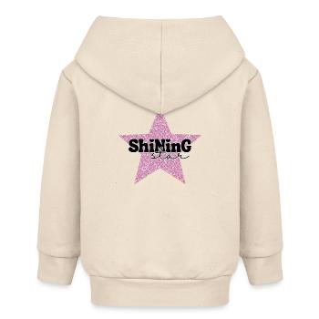 Shining Star, leuchtend  - Baby Organic Kapuzenjacke Baby Connector von Stanley/Stella - Natur - Hinten