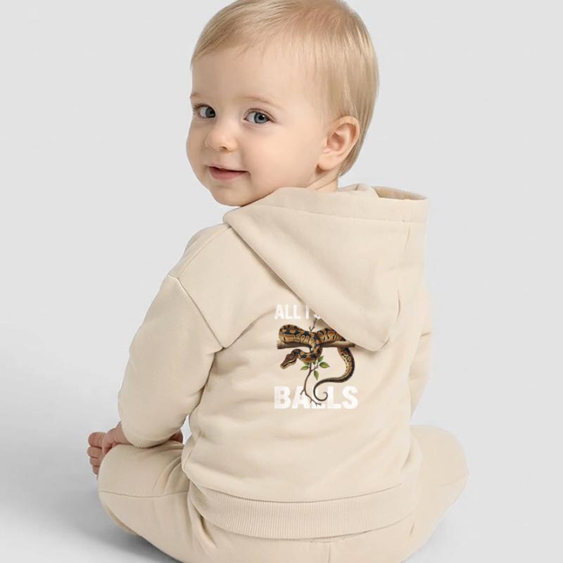 Python roi Serpents Amateurs de terrarium Python Veste à capuche bébé bio Stanley/Stella