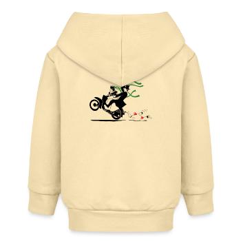 SERBSKI KVASS - Baby Organic Zip-up Hoodie by Stanley/Stella - cream - Back