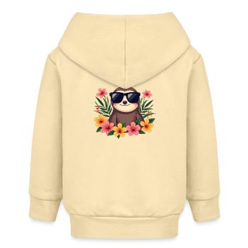 Paresse - Veste à capuche bébé bio Stanley/Stella - crème - Dos