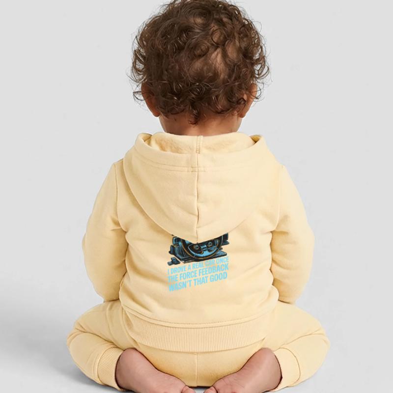 Ich bin einmal ein echtes Auto gefahren, das Force Baby Organic Kapuzenjacke Baby Connector von Stanley/Stella