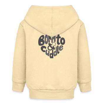 Né de Cuddle - Zum Kuscheln geboren Herz - Veste à capuche bébé bio Stanley/Stella - crème - Dos