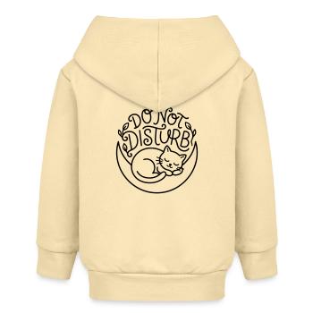 Nicht stören - Baby Organic Kapuzenjacke Baby Connector von Stanley/Stella - Creme - Hinten
