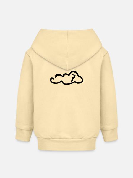 Wolke 7 - Baby Organic Kapuzenjacke Baby Connector von Stanley/Stella - Creme