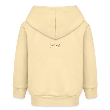 just trust - Baby Organic Kapuzenjacke Baby Connector von Stanley/Stella - Creme - Hinten
