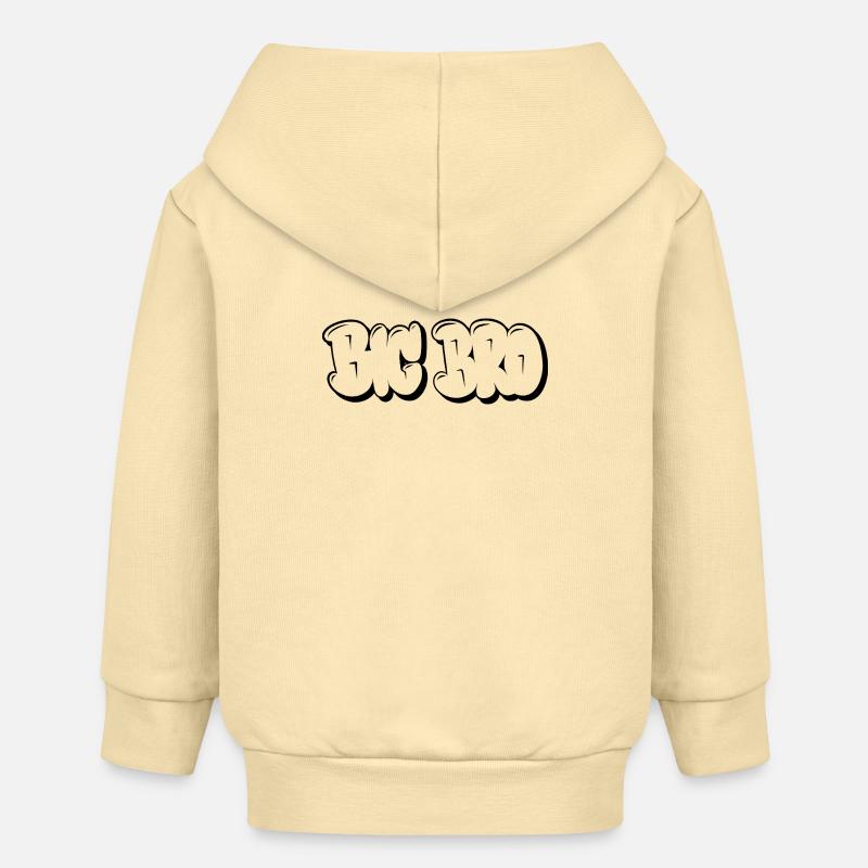 Grand Frère - Veste à capuche bébé bio Stanley/Stella - crème