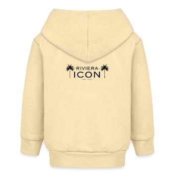 Riviera Icon Logo - Veste à capuche bébé bio Stanley/Stella - crème - Dos