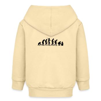 Evolution - Baby Organic Kapuzenjacke Baby Connector von Stanley/Stella - Creme - Hinten