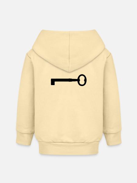 Schlüssel - Baby Organic Kapuzenjacke Baby Connector von Stanley/Stella - Creme
