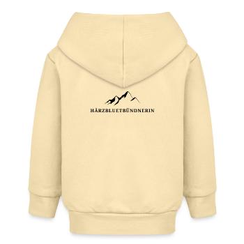 Härzbluetbündnerin Stolze Bündnerin Grisons - Veste à capuche bébé bio Stanley/Stella - crème - Dos
