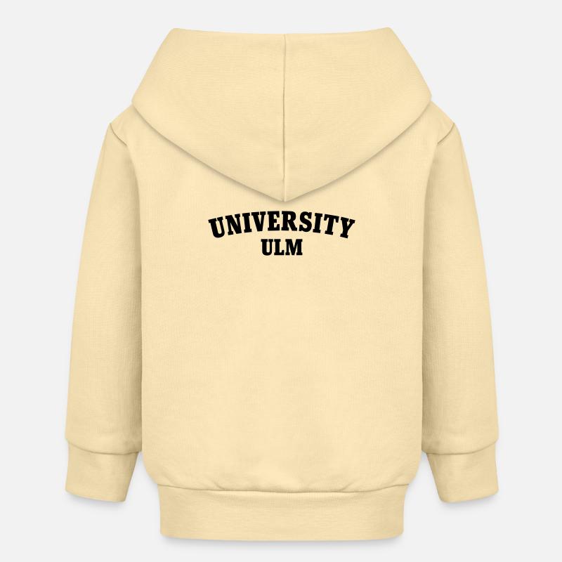 Université d’Ulm - Veste à capuche bébé bio Stanley/Stella - crème