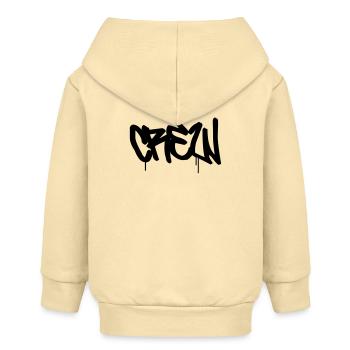 CREW - Veste à capuche bébé bio Stanley/Stella - crème - Dos