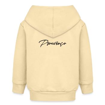 Prouvènço - Baby Organic Kapuzenjacke Baby Connector von Stanley/Stella - Creme - Hinten