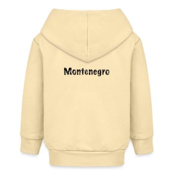 Montenegro - Baby Organic Kapuzenjacke Baby Connector von Stanley/Stella - Creme - Hinten