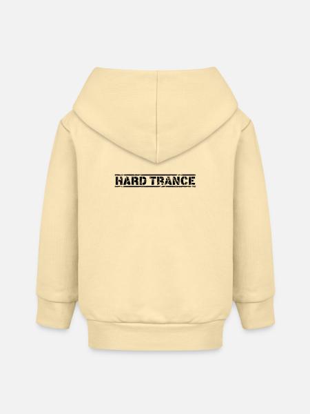 Hard Trance - Baby Organic Kapuzenjacke Baby Connector von Stanley/Stella - Creme