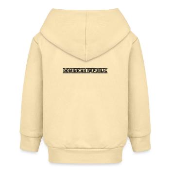 République dominicaine - Veste à capuche bébé bio Stanley/Stella - crème - Dos