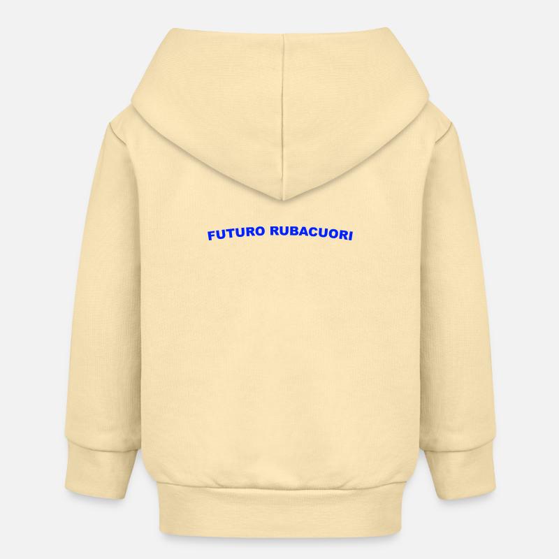 Futur Heartthrob - Veste à capuche bébé bio Stanley/Stella - crème