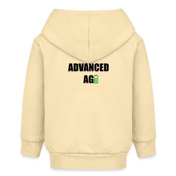Âge avancé - Veste à capuche bébé bio Stanley/Stella - crème - Dos
