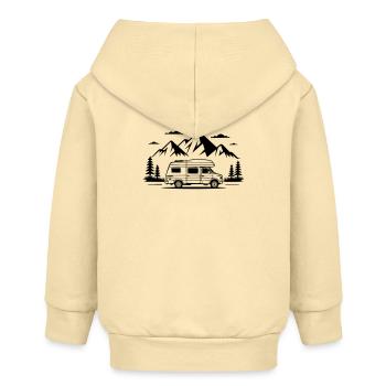 Camping - Veste à capuche bébé bio Stanley/Stella - crème - Dos