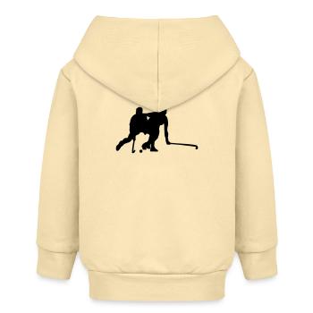Hockey - Baby Organic Kapuzenjacke Baby Connector von Stanley/Stella - Creme - Hinten