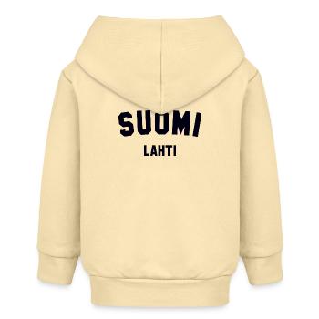LAHTI Soumi Finlande Finlande - Veste à capuche bébé bio Stanley/Stella - crème - Dos