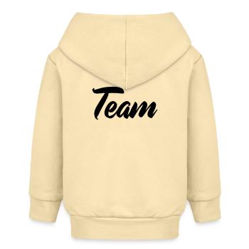 Équipe - Veste à capuche bébé bio Stanley/Stella - crème - Dos