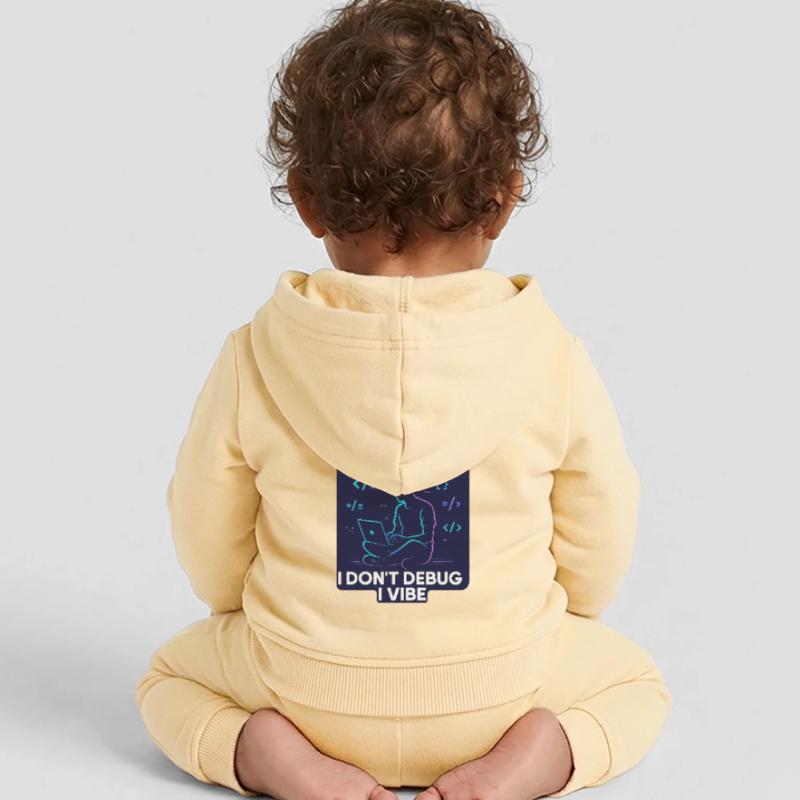 My Code Works Don't Ask Why – Lustiges Programmier Baby Organic Kapuzenjacke Baby Connector von Stanley/Stella