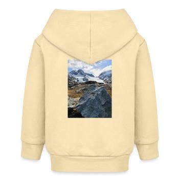 Glacier Saint Solin d'Arves - Veste à capuche bébé bio Stanley/Stella - crème - Dos