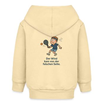 Padelwitz balayé par les vents - Veste à capuche bébé bio Stanley/Stella - crème - Dos