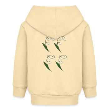 maiglöckchen style - Baby Organic Kapuzenjacke Baby Connector von Stanley/Stella - Creme - Hinten