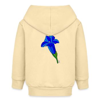 BAVARIAN UNICORN - Enzian - Baby Organic Kapuzenjacke Baby Connector von Stanley/Stella - Creme - Hinten