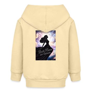 Meilleure maman de la galaxie - Veste à capuche bébé bio Stanley/Stella - crème - Dos