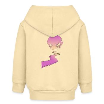 Suivre la rivière - Veste à capuche bébé bio Stanley/Stella - crème - Dos