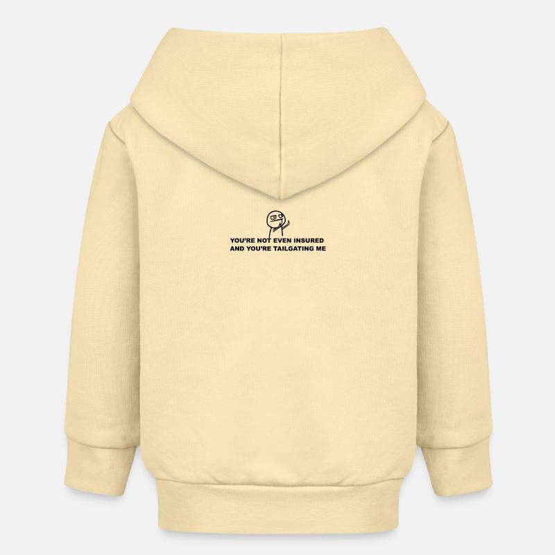 Colle Pas Comme Ça ! - Veste à capuche bébé bio Stanley/Stella - crème