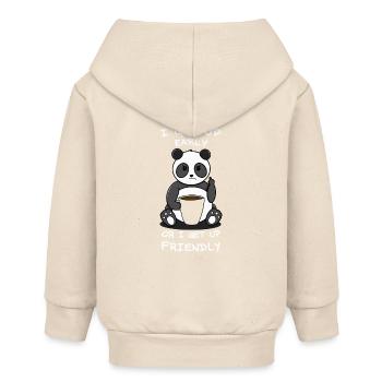 Tôt ou amical - Veste à capuche bébé bio Stanley/Stella - écru doux - Dos